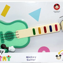Disney Hooyay Mickey Mouse Musical Guitar Rock n Swap Early Learning Toys for Ages 18 Months and Up, Multicolor (20235)