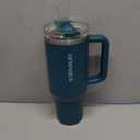 STANLEY Quencher ProTour Flip Straw Tumbler with Leakproof Lid 40 oz | Built-In Straw & Handle | Cupholder Compatible for Travel | Insulated Stainless Steel Cup | BPA-Free | Coastal Teal