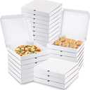 PerKoop 100 Pcs 12" x 12" Pizza Boxes Bulk Cardboard Square, White