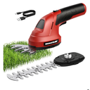 NEU MASTER Cordless Grass Shear, 2-in-1 Handheld Hedge Trimmer, 7.2V Electric Grass Trimmer with Type-C Cable and 2.0Ah Rechargeable Battery, Lightweight Shrubbery Trimmer for Garden Yard Lawn