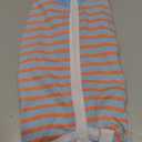 BRKURLEG Recovery Suit for Small and Medium Dogs, Dog Surgical Recovery Suit Male Female for Spay, Male Dog Body Suits After Surgery, Prevent Licking Soft Breathable Cotton Covers Wound, XS (Blue Orange Stripes)