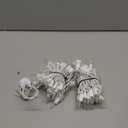 Clear Warm White Christmas Lights - 20 ft String of 105 Incandescent Mini Multifunctional Lighting Modes for Decorative, Bedroom, Outdoor, Xmas Twinkle Christmas Tree Lights, White Wire Total 21.6 ft