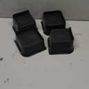 Bed Risers Heavy Duty, Oversized Furniture Risers, Support Up to 6000 Lbs, Lift 4 inch for Couch, Sofa, Table,Chair (Black 4 Pack, 4 inch)