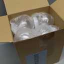 Mimorou 12 Pcs 3.9 Inch DIY Snow Globe Bulk Clear Water Globe with Screw Off Cap Plastic Empty Snow Craft for Home DIY Craft Wedding Decoration