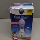 Vicks Sinus Inhaler, Plug-in Non-Medicated Steam Inhaler for Sinus Relief, Allergies, Congestion & Colds, Vocal Steamer, Soothes Nasal & Throat Passages, Works with VapoPads (1 Included)