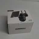 ZUMIMALL Security Cameras Wireless Outdoor - 2 Packs, 360View Outdoor Camera Wireless Solar Powered,2.4G WiFi, Spotlight/Siren//3MP Color Night Vision/AI Detection/IP66/Cloud/Alert, Work with Alexa