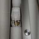 STOLAS Nail Tech Light, 15inch Height 4000-6000K Dimmable Nail Lamp for Desk, 3 Lighting Modes, LED Manicure Light, Model Building, Painting, Crafting-Silver