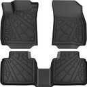 KARPAL Floor Mats Fit Honda Accord 2026 2025 2024 2023 (Include Hybrid) Custom Fit All Weather TPE Accord Sedan Accessories Front & 2nd Row Floor Liners