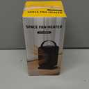 Small Space Heater for Indoor Use, Fast Heating Portable Desk Heater, Dual Power Modes, Timer & Overheat Protection  Personal Space Heater for Bedroom, Office, Home (BLACK)