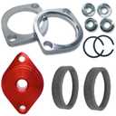 Flange Gasket & Nuts & Red Gasket Seal Installer Tool Compatible for Big Twin Touring Sportster 883 1200 Iron Fat Bob Softail Dyna