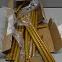 Wokceer Round Backdrop Stand 7.2FT Circle Balloon Arch Frame Circle Backdrop Stand Gold Round Arch for Wedding Birthday Party Bridal Shower Anniversary Event Ceremony Decoration