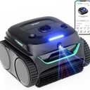 WYBOT C2 Vision Pool Vacuum Robot with AI Camera, Gloss Black‑Green