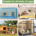 LUAVIARU Upgrades Rabbit Hay Feeder - Guinea Pig Hay Feeder - Metal Frame Hay Rack with Adjustable Hook - Less Wasted - for Guinea Pigs - Chinchilla Bunny Cage Accessories - Bunny Feeder