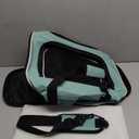 Cat, Dog Carrier for Small Medium Pet Carriers Up to15Lbs, Cats Carrier Soft- Sided Puppy Dogs Bag Portable Foldable Airline Approved Carrier Travel (Green 18 * 11 * 11) (18.0"L x 11.0"W x 11.0"H)