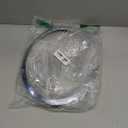 HECASA Pair Headlight Bezel Headlamp Trim Ring Compatible with 2007-2015 Mini Cooper R55 R56 R57 R58 R59 S Clubman Hatchback Convertible Coupe Roadster Front Headlamp Door Silvery Left&Right Side