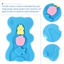 3 x Baby Bath Sponge Support Infant Bath Cushion Skid-Resistant Mat