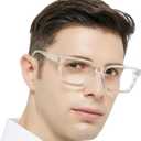 Lightweight Reading Glasses Men Women Square Spring Hinges Readers 1.00 1.25 1.50 1.75 2.00 2.25 2.50 2.75 3.00