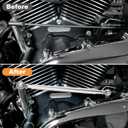 2024 Shift Linkage Chrome Motorcycle Compatible for Harley Davidson Touring 1986-Later Street Glide Road King Electra Glide Road Glide Softail