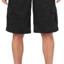 Dickies Men's Flex Relaxed Fit Cargo Shorts, 13" (32 Regular, Black)
