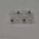 4-Pack Vintage E26 LED Edison Bulbs 100W Equivalent 1400LM High Brightness 8W ST58 LED Filament Light Bulbs 4000K Daylight White Medium Base CRI90+ Antique Clear Glass for Home Office, Non-dimmable