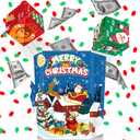 3-Pack Christmas Surprise Gift Box Explosion for Money, Pop Up Christmas Envelopes with Confetti, Portable Holiday Exploding Card for Women Men Kids, Funny Merry Xmas Gift Ideas for Giving Cash