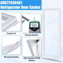 Upgraded ADX72930461 Refrigerator Door Gasket Compatible with LG Refrigerator Door Gasket LFX31945ST LFXS30796S LFXC24726S LFX25991ST Door Gasket Seal ADX72930414 ADX72930453 LG Fridge Door Seal Right
