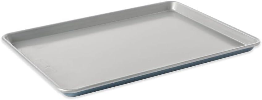 Nordic Ware Brilliant Colorful Bakeware 21 x 15 Extra Large Sheet Pan, Nonstick made without PFAS or PTFE for safe cooking; Reinforced steel rim prevents warping