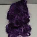 Akstore 28 inch Fashion Wigs Long Wavy Curly Hair Cosplay Wig (Purple)