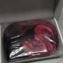 Hot Pink Wigs for Women, Long Ombre Pink Wavy Middle Part Soft Synthetic Fiber Wig for Cosplay Daily Party Use 24 Inch