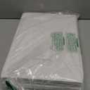 Simple Houseware Double Laundry Hamper with Lid and Removable Bags, White