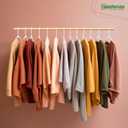 NEATERIZE Clothes Hangers Plastic 20 Pack For Adults - Plastic Hangers, The Perfect Coat Hanger and Space Saving Clothes Hangers for Closet, Percheros Ganchos para Colgar Ropa Hangars - Purple Hangers