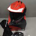 Youth Dirt Bike Helmets,MM605 Kids Full Face Motocross Helmets Set, Large 