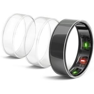 Transparent Ring Protector Compatible with Oura Ring Gen 4/3  Clear TPU Cover, Ultra-Thin, Anti-Scratch Guard (3 Pack, Size 6)