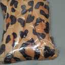 Leopard Print Throw Blankets All Season Ultra Soft Warm Fleece Blanket for Home Bed Sofa Couch Chair Outdoor Travel Camping 50x40 Inch