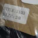 XIMXIMMTIAN Mens Slim Fit Jeans Stretch Ripped Biker Jeans for Men Fashion Straight Comfort Flex Waist Casual Denim Pants (28, 5103 Black)