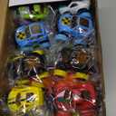 SpringFlower Easter Egg Filled with Pull Back Monster Car Trucks for Kids Easter Party Favor, Easter Egg Hunt, Basket Stuffer, Easter Basket Essentials, Classroom Rewards for Boys Kids, 12 Pack