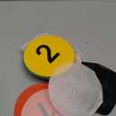 Eco Walker 4inch Mini Floor Spot Markers for Classroom Preschool and Kindergarten (Set of 20pcs) (Multicolor Number 1-20)