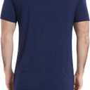 NACHILA Pajamas for Men Pj Short Sleeve Sleepwear with Shorts V Neck Loungewear Cool Pajama,Viscose Made from Bamboo (Medium)