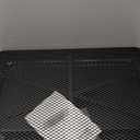 Folding Table with 2 Wing Panels, 3x2 FT Camping Table with Mesh Desktop,Height Adjustable Folding Grill Table with Mesh Bag,Portable Outdoor Table for Picnic,Camping,BBQ,Beach(Black)