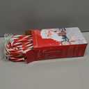 COOLWUFAN 12 Pack Christmas Candy Cane Pathway Markers, 22'' Candy Cane Christmas Decorations Pathway Lights Outdoor with 72 Warm Lights for Xmas Holiday Party Walkway Patio Garden Yard Lawn Decor