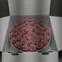 Gifts for Women Preserved Roses Flower Box, Luxury Velvet Box with 40 Roses, Preserved Flowers, Romantic Gift for Her, Wife, Girlfriend, Birthday Anniversary Christmas (Dusty Pink)