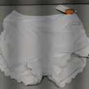 ATTRACO Women Swim Shorts High Waisted Swimsuit Shorts Swim Bottom Board Shorts (Small, White)