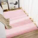 Fluffy 8x10 Area Rug Living Room: Shag Pink Area Rugs for Bedroom- Large Plush Soft Rugs for Living Room- Fuzzy Modern Carpets for Bedroom, Kids Room Decor (Pink, 8x10Feet)
