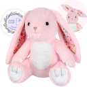Heatable & Coolable Bunny Stuffed Animal, Microwavable Heating Pad Stuffed Animal for Soothing & Relaxation, Lavender Scented Bunny Plush Toy, Rabbit Gifts for Kids