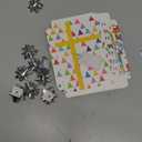 12 Pieces Gift Card Box Happy Birthday Present Greeting Card Holder Birthday Gifts Keeper with 12 Pieces Wrapping Bows Mini Favor Boxes for Holiday Party