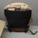 Hynes Eagle Rolling Backpack 42L Backpack with Wheels Airline Approved Carry on Luggage Laptop Travel Suitcase Bag for Women Men Khaki