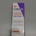 CeraVe Skin Renewing Vitamin C Eye Cream, Vitamin C, Hyaluronic Acid, Ceramides & Caffeine, Under Eye Cream For Dark Circles and Puffiness, Fragrance Free & Ophthalmologist Tested, 0.5 Fl. Oz