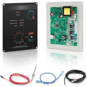 P38 Circuit Board Upgrade Kit for Harman Older Model Stoves with 2 Knobs - Includes Wiring Diagram, Replaces 1-00-03769/1-00-7738111