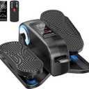 Under Desk Elliptical Machine for Senior Mini Elliptical Leg Exerciser with Remote Quiet Portable Electric Seated Foot Pedal Exerciser for Home Office (Poratable)