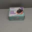 Child Safety Door Knob Cover (4 Pack) Hard-to-Remove Dual-Lock Door Handle Covers for Kids - Reusable Baby Proof Door Knob Locks - Installs Easily, No Tools Needed (Black)